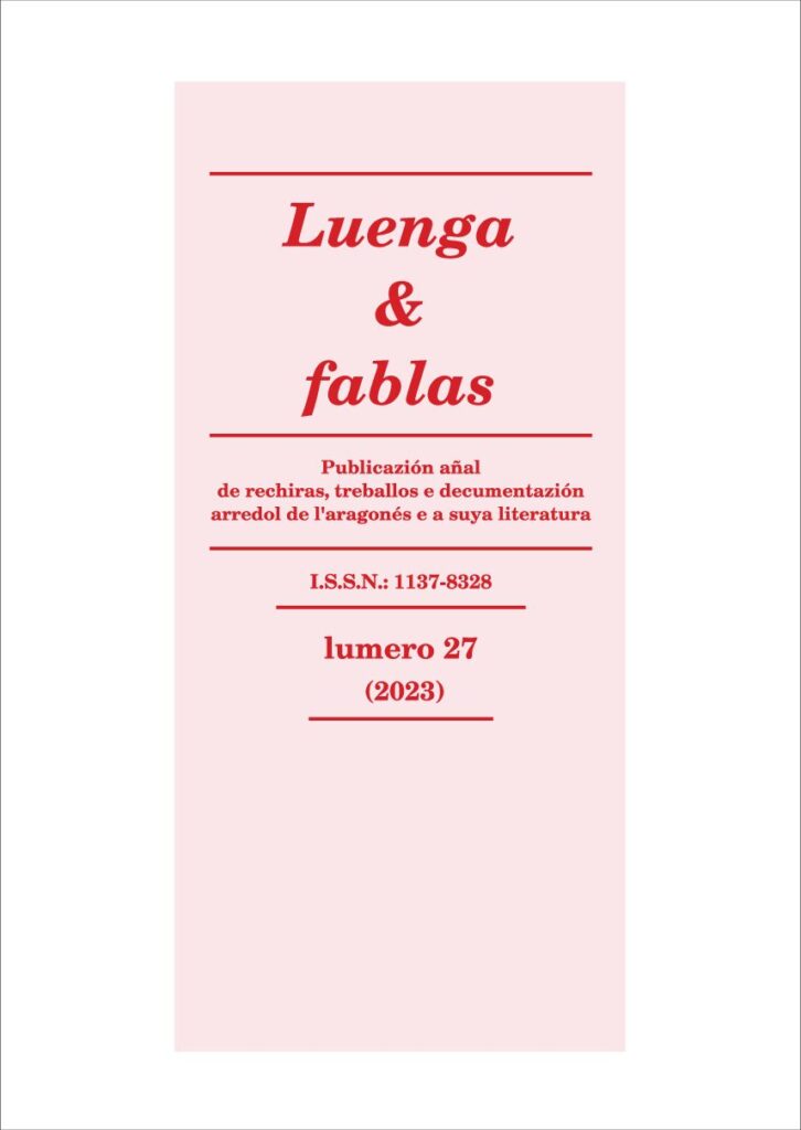 thumbnail of Luenga & fablas 27 (2023)
